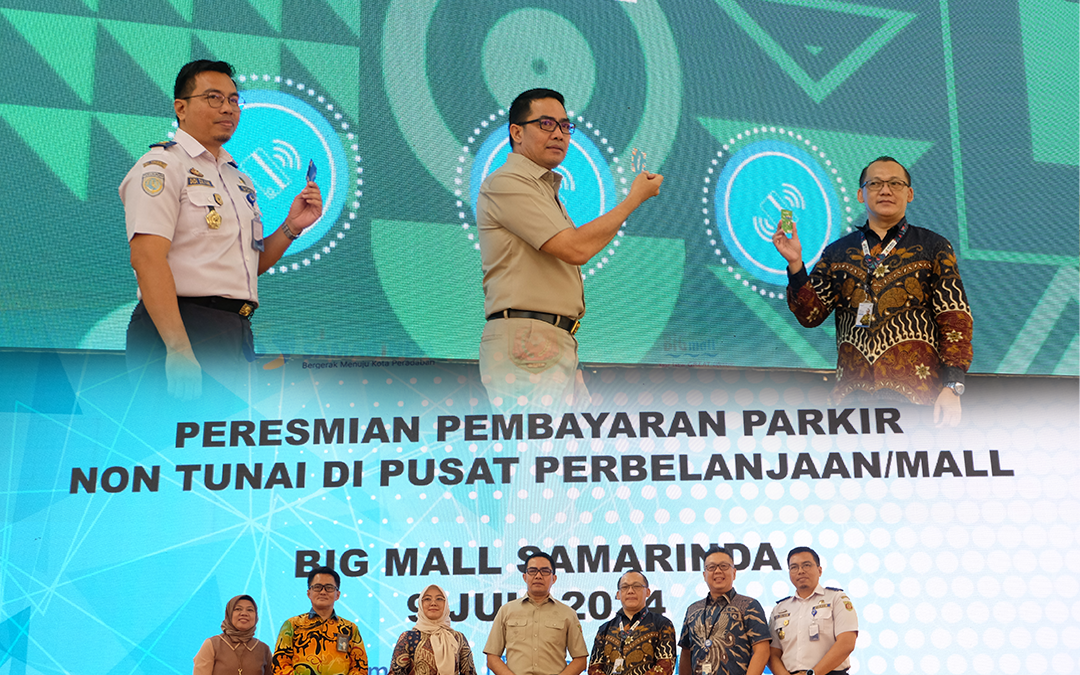 Gelar Peresmian Pembayaran Parkir Non Tunai di BIG Mall Samarinda