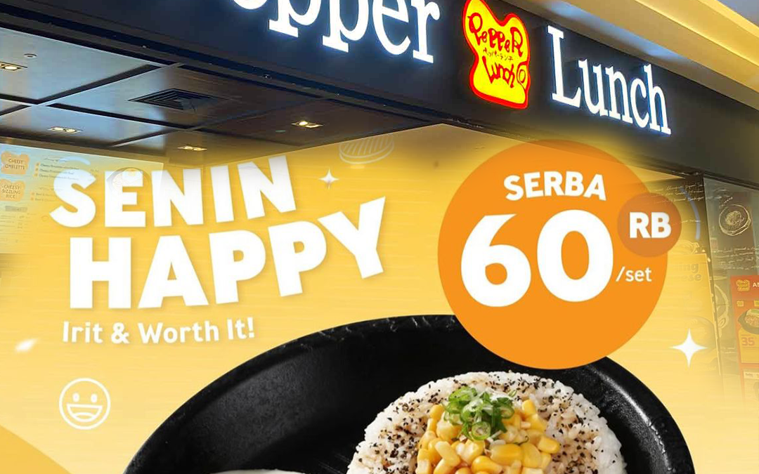 Promo Senin Happy dari Pepper Lunch BIG Mall